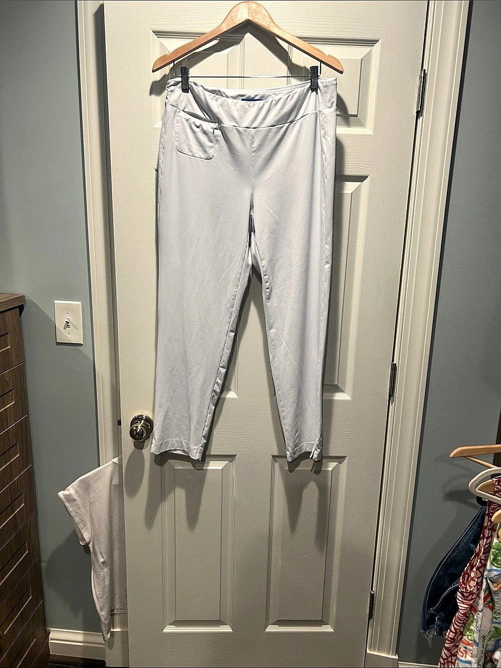 J.MCLAUGHLIN Catalina Cloth  White Large Pants Like New